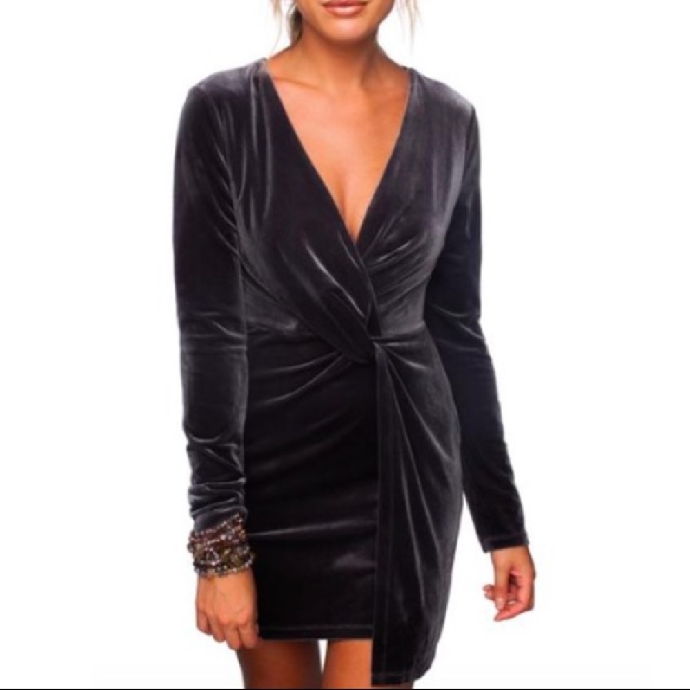 COPY - Buddy Love Crushed Velvet Dress